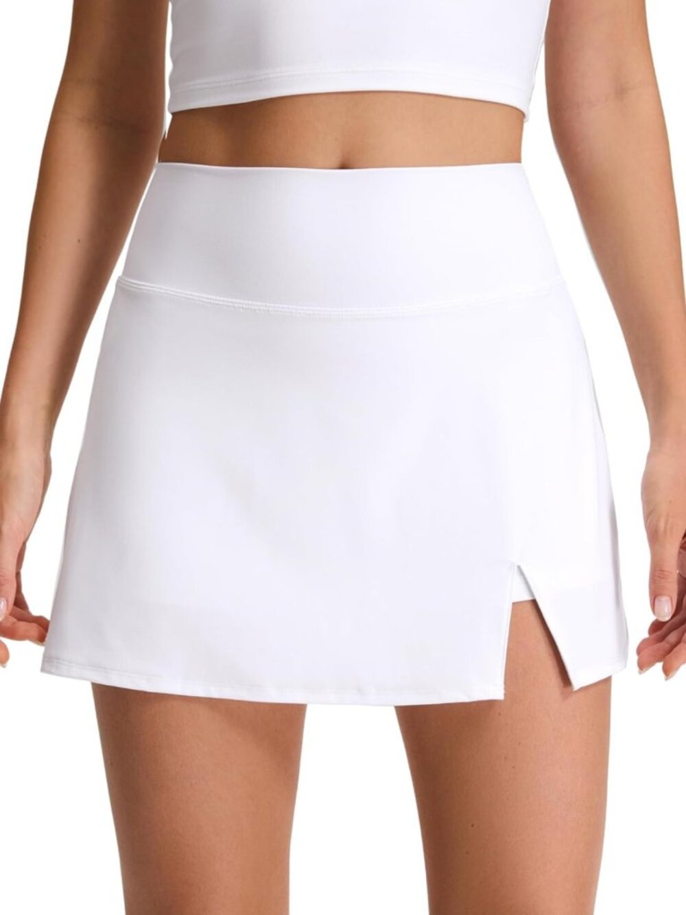 High Waisted Front Slit Golf Skirt for Women | Athletic, Stylish & Comfortable